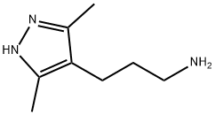 1H-Pyrazole-4-propanamine,  3,5-dimethyl- Structure