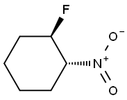 Cyclohexane, 1-fluoro-2-nitro-, trans- (9CI) 结构式