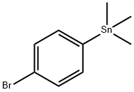 Trimethyl(p-bromophenyl)stannane Structure