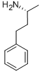 (R)-α-メチルベンゼンプロパン-1-アミン 化学構造式