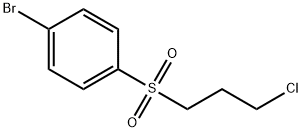 Benzene, 1-broMo-4-[(3-chloropropyl)sulfonyl]- Structure