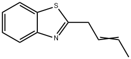 Benzothiazole, 2-(2-butenyl)- (9CI) 化学構造式