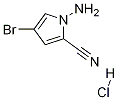 1-AMINO-4-BROMO-1H-PYRROLE-2-CARBONITRILE HYDROCHLORIDE Structure