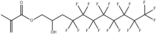 3-全氟辛基-2-甲基丙烯酸羟丙酯 结构式