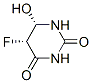 2,4(1H,3H)-Pyrimidinedione,5-fluorodihydro-6-hydroxy-,cis-(9CI) 结构式