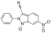 6-Nitro-2-phenyl-2H-indazole-3-carbonitrile 1-oxide 结构式