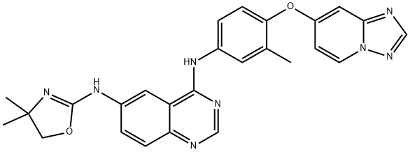 妥卡替尼 结构式