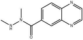 6-Quinoxalinecarboxylic acid, 1,2-diMethylhydrazide Structure