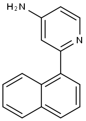2-naphthalen-1-ylpyridin-4-ylamine,937378-38-6,结构式