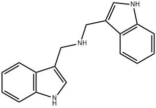 BIS(INDOL-3-YLMETHYL)AMINE 结构式