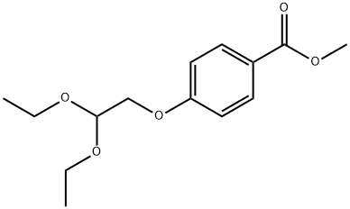 4-(2,2-ジエトキシエトキシ)安息香酸メチル 化学構造式