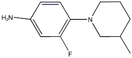 937597-19-8 3-Fluoro-4-(3-methyl-1-piperidinyl)aniline