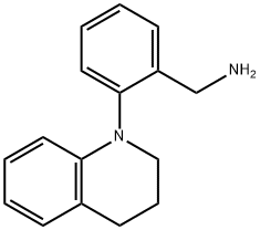 {2-[3,4-Dihydro-1(2H)-quinolinyl]-phenyl}methanamine 化学構造式