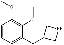 3-[(2,3-DiMethoxyphenyl)Methyl]azetidine Struktur