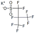 potassium 1,1,2,3,3,3-hexafluoro-2-(trifluoromethyl)propanesulphonate 结构式