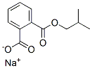 sodium isobutyl phthalate Struktur