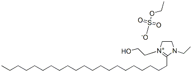 1-エチル-2-ヘニコシル-4,5-ジヒドロ-3-(2-ヒドロキシエチル)-1H-イミダゾール-3-イウム・(エチルスルファート)アニオン 化学構造式