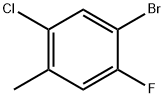 1-ブロモ-5-クロロ-2-フルオロ-4-メチルベンゼン 化学構造式