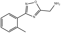 [3-(2-甲基苯基)-1,2,4-恶二唑-5-基]甲胺盐酸盐, 937665-65-1, 结构式