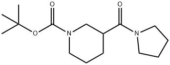 3-(吡咯烷-1-羰基)哌啶-1-甲酸叔丁酯, 937724-78-2, 结构式