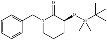 (6S)-2-BENZYL-6-(TERT-BUTYLDIMETHYLSILYLOXY)CYCLOHEXANONE 结构式