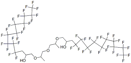 1,1'-[oxybis[(isopropylene)oxy]]bis[4,4,5,5,6,6,7,7,8,8,9,9,10,10,11,11,12,12,13,13,13-henicosafluorotridecan-2-ol] Structure