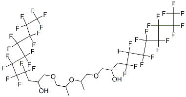 1,1'-[oxybis(propyleneoxy)]bis[4,4,5,5,6,6,7,7,8,8,9,9,10,10,11,11,11-heptadecafluoroundecan-2-ol],93776-02-4,结构式