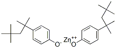 zinc bis[p-(1,1,3,3-tetramethylbutyl)phenolate] Structure