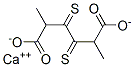 2,5-ジメチル-3,4-ジチオキソヘキサン二酸/カルシウム,(1:1) 化学構造式