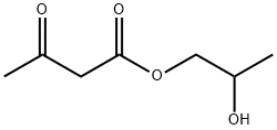 3-オキソブタン酸2-ヒドロキシプロピル 化学構造式