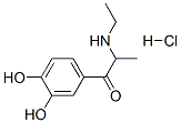 1-(3,4-dihydroxyphenyl)-2-(ethylamino)propan-1-one hydrochloride Structure