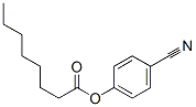 オクタン酸4-シアノフェニル 化学構造式