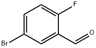5-溴-2-氟苯甲醛,93777-26-5,结构式