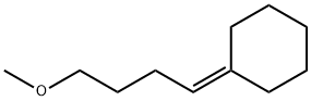 (4-methoxybutylidene)cyclohexane Struktur