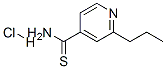 2-プロピル-4-ピリジンカルボチオアミド·塩酸塩 化学構造式