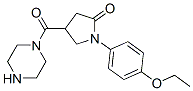 1-[[1-(4-ethoxyphenyl)-5-oxo-3-pyrrolidinyl]carbonyl]piperazine Structure