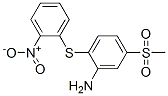 5-(メチルスルホニル)-2-[(2-ニトロフェニル)チオ]ベンゼンアミン 化学構造式