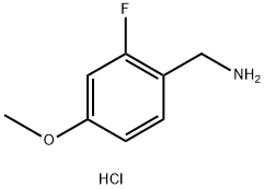 2-氟-4-甲氧基苯甲胺盐酸盐, 937783-85-2, 结构式