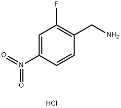 (2-fluoro-4-nitrophenyl)methanamine 化学構造式