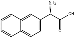 (S)-2-氨基-2-(萘-2-基)乙酸 结构式