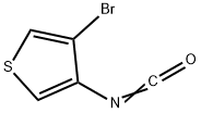 3-BROMO-4-ISOCYANATOTHIOPHENE 结构式