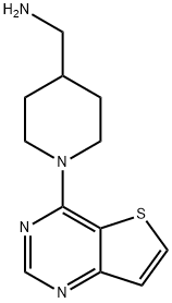 4-[4-(Aminomethyl)piperidin-1-yl]thieno[3,2-d]pyrimidine Structure