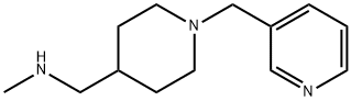 N-甲基-[1-(吡啶-3-甲基)哌啶]-4-甲胺 结构式