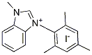 3-MESITYL-1-METHYL-1H-BENZO[D]IMIDAZOL-3-IUM IODIDE 结构式