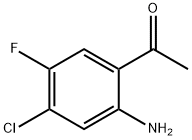Ethanone,1-(2-amino-4-chloro-5-fluorophenyl)- Struktur