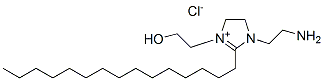 1-(2-aminoethyl)-4,5-dihydro-3-(2-hydroxyethyl)-2-pentadecyl-1H-imidazolium chloride|