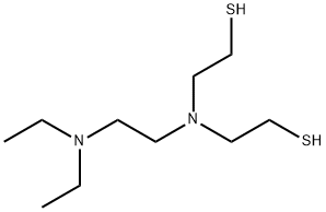 N,N-Bis(2-mercaptoethyl)-N'',N''-diethylethylenediamine Structure