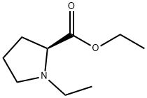 (S)-(-)-1-エチル-2-ピロリジンカルボン酸エチル 化学構造式