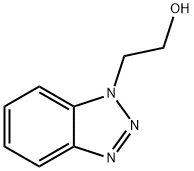 2-(1H-ベンゾトリアゾール-1-イル)エタノール 化学構造式