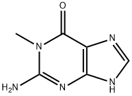 2-氨基-6-羟基-1-甲基嘌呤 结构式